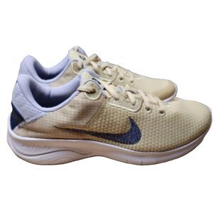 Nike Flex Experience RN 11 NN Women’s 9.5 Sanddrift/Blue Running Shoes NIB